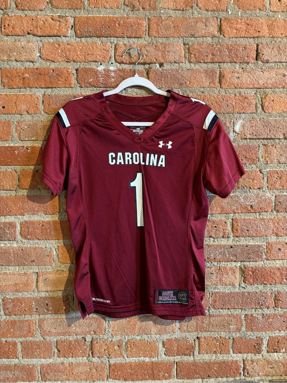 Under Armour Carolina Garnet Football Jersey - Women’s